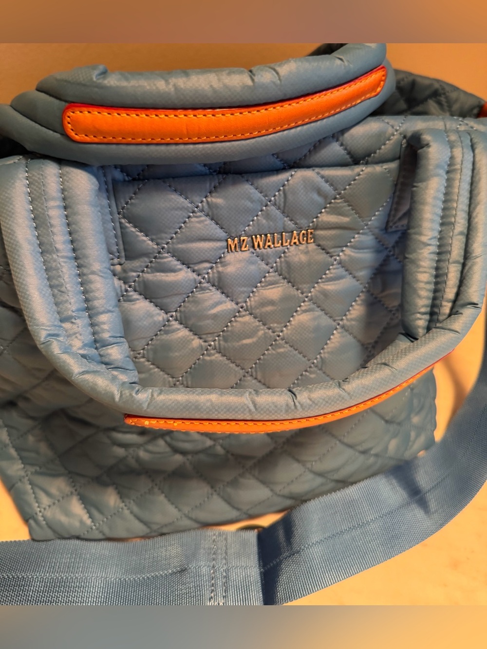 MZ Wallace Small Metro Tote Deluxe - Blue - Picture 5 of 14